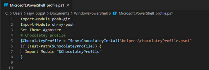 powershellprofile